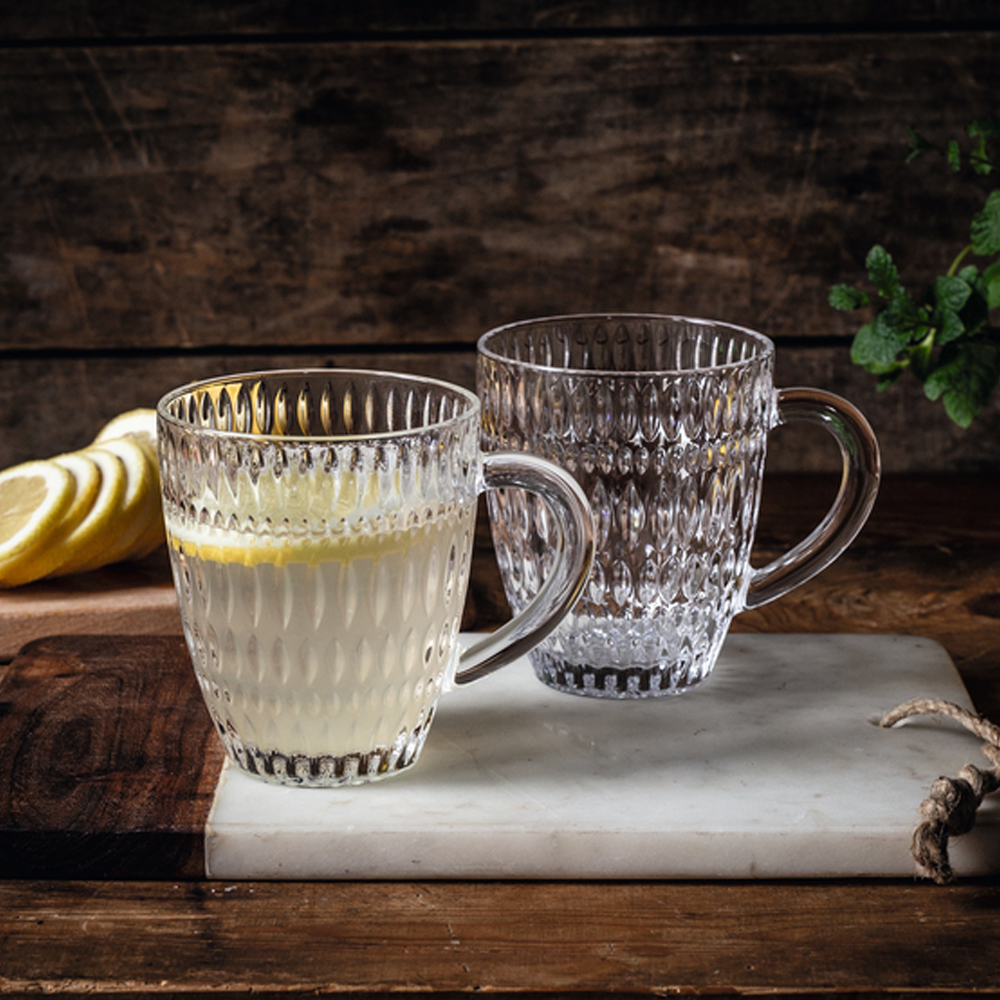 Ethno Mugg 39 cl 2-pack Klar