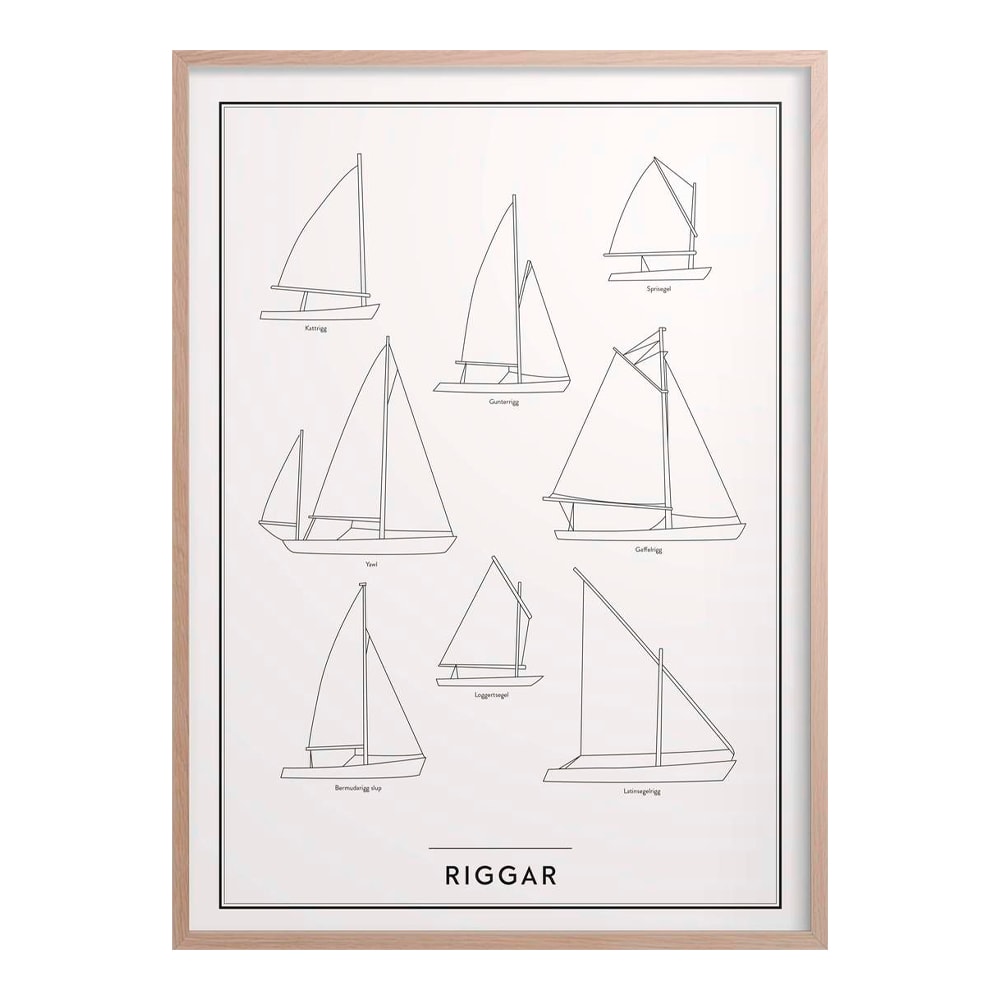 Poster 30x40 cm Riggar