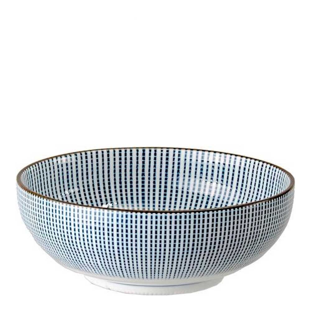 Sendan Blue Skål 14 cm x 5 cm Blå Porslin