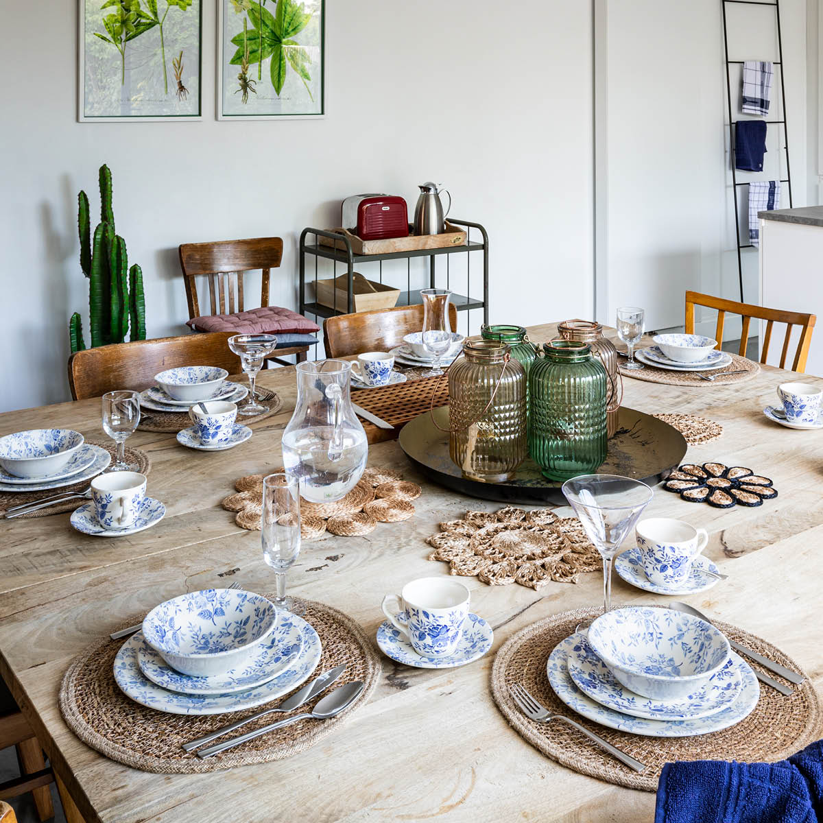 Jute Bordstablett Rund 38 cm Natur