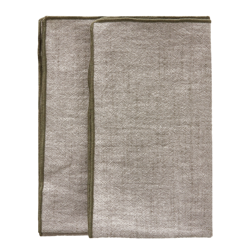 Eline Servetter 2x45x45 cm Grön