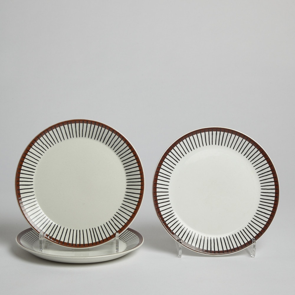 SÅLD Assietter "Spisa Ribb" 3 st