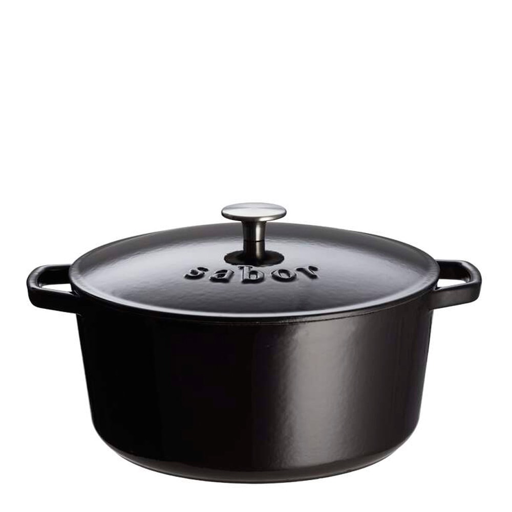 Sabor Gjutjärnsgryta 4,4 L Svart