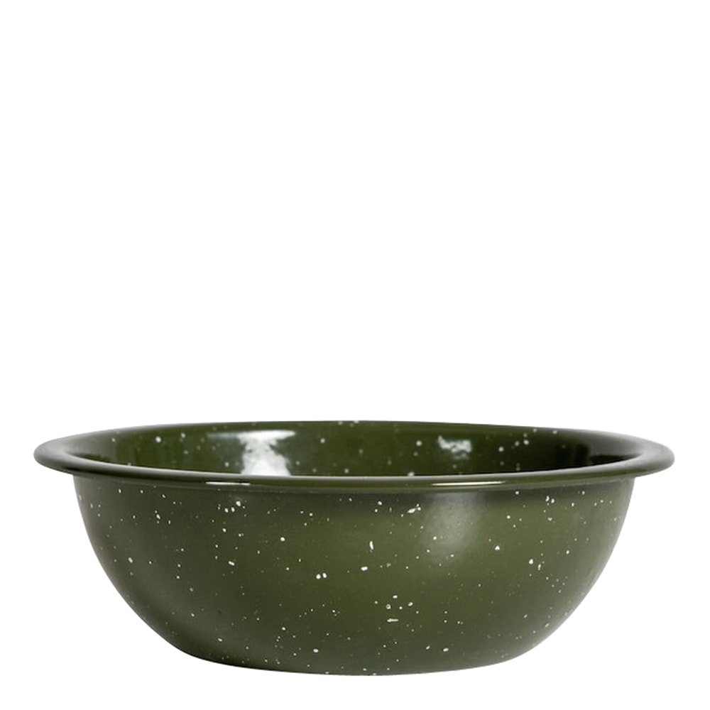 Doris Emaljskål 16 cm Grön