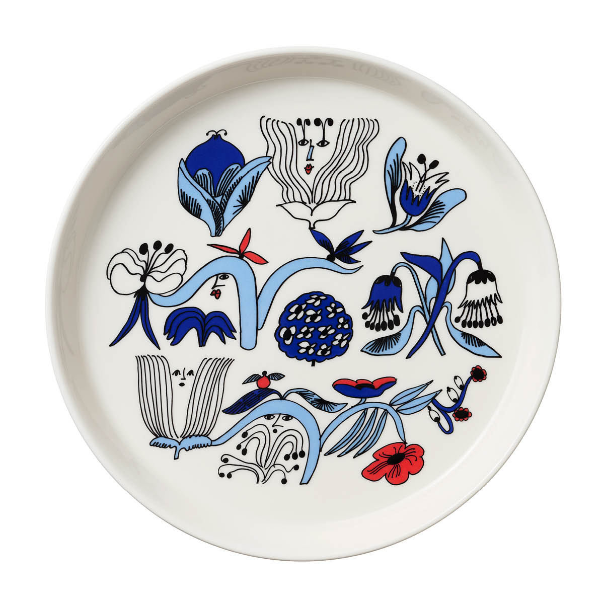 Puutarhurit Tallrik 19 cm Vit