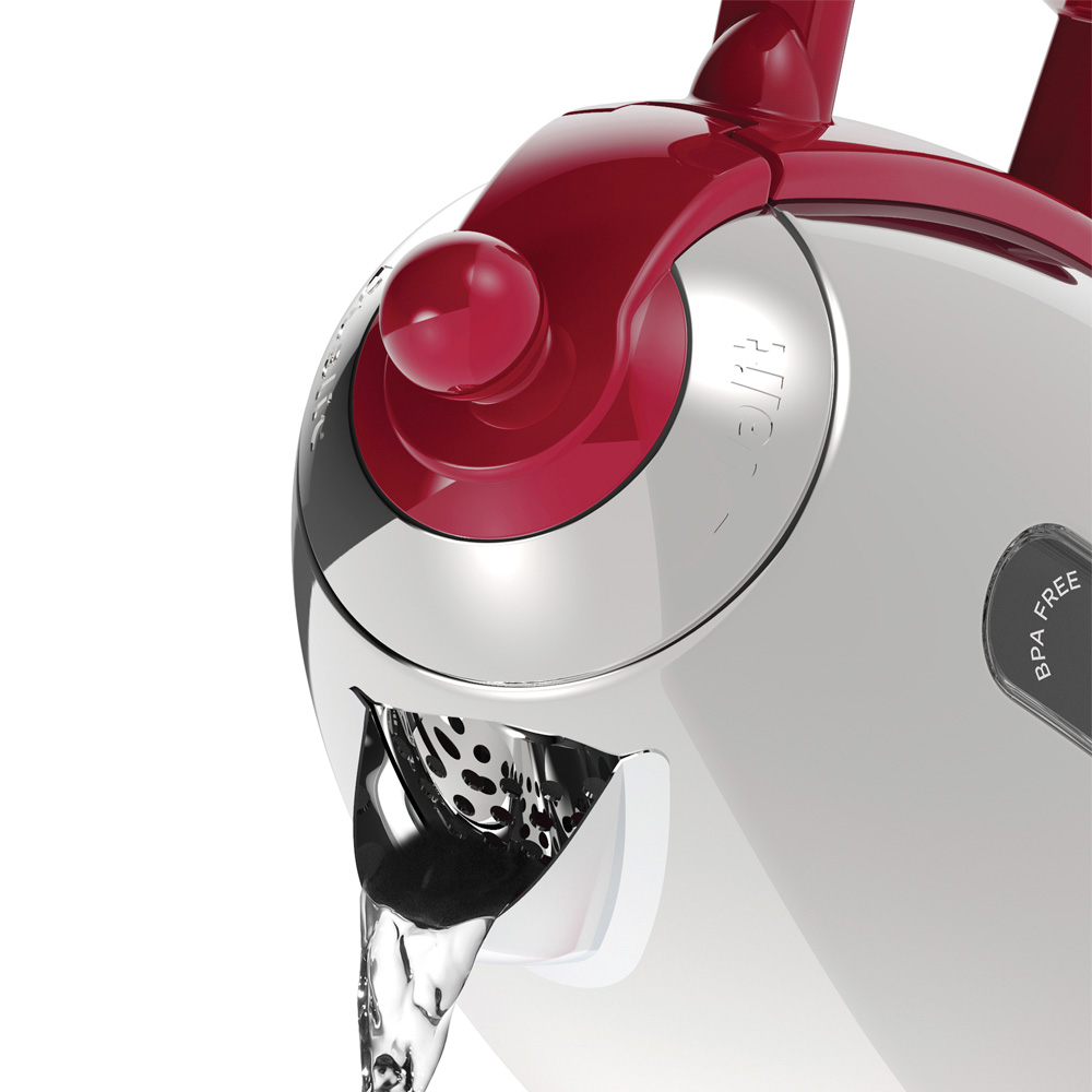 Lite Vattenkokare 1,5 L Röd/Rostfri