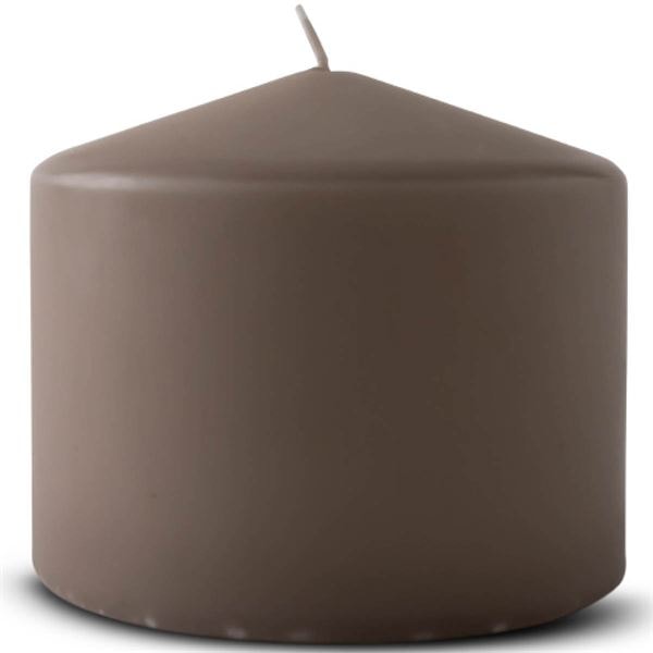 Blockljus 10x9 cm Mörk Oliv