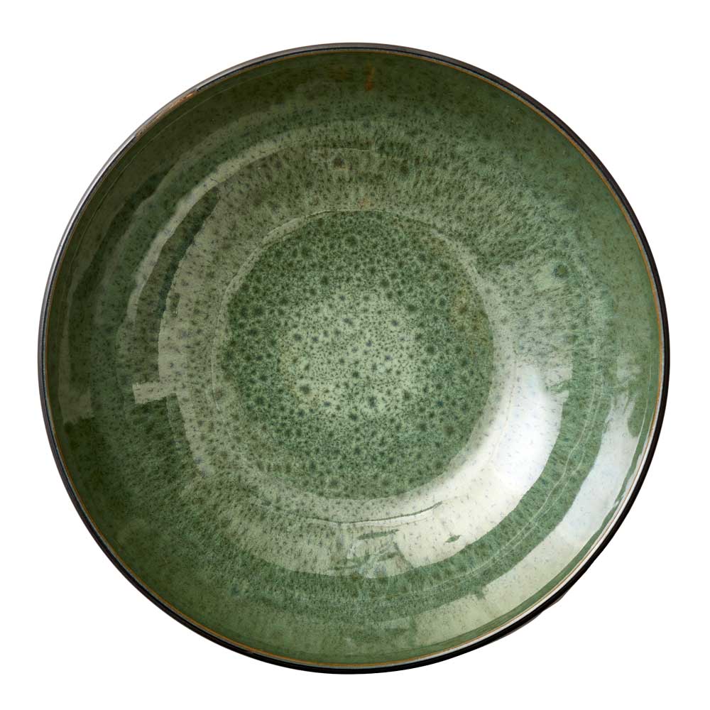 Salladsskål 30 cm Svart/Grön