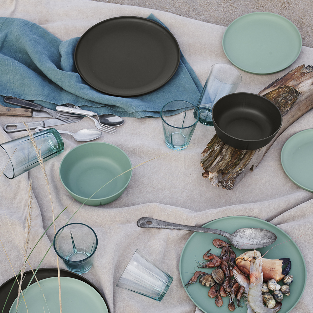 CG Take Tallrik 19,5 cm 2-pack Grå