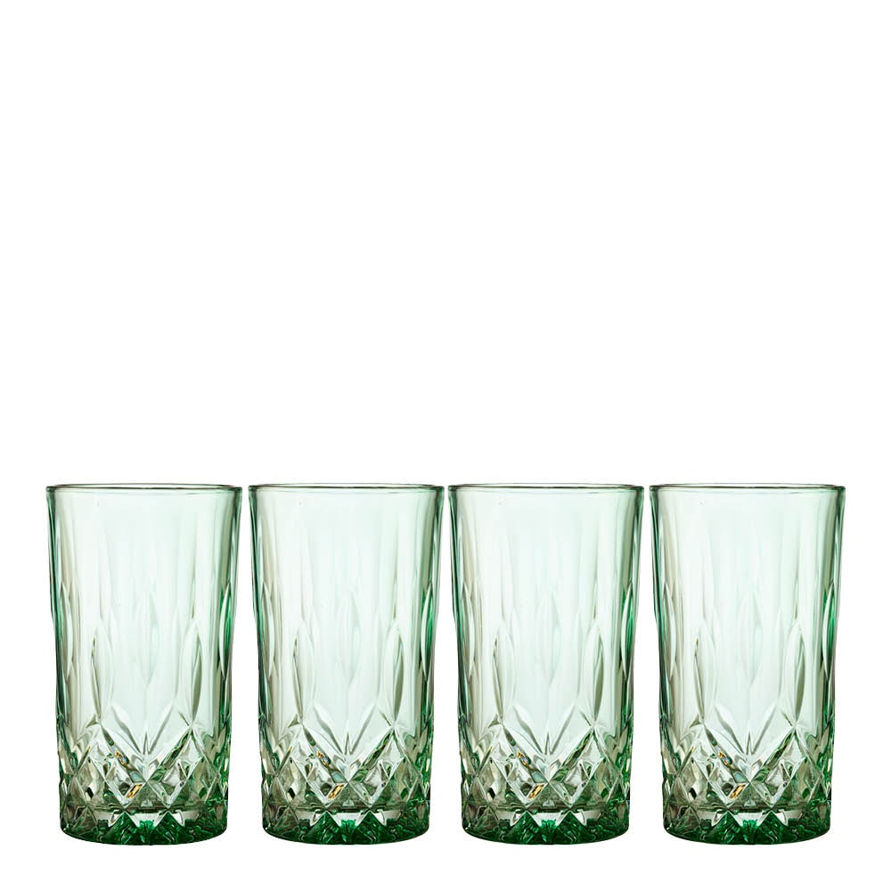 Sorrento Highball 38 cl 4-pack Grön