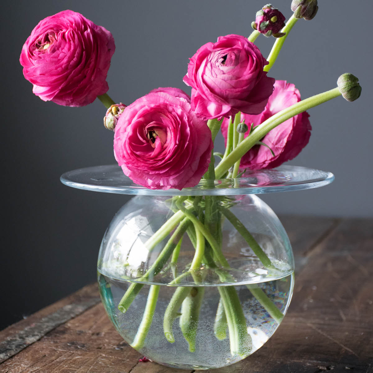 Boblen Vas 16 cm Klar