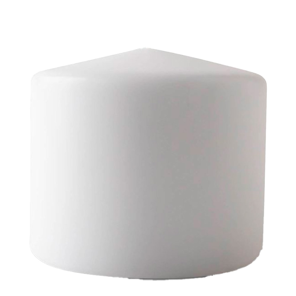 Blockljus 10x10x9 cm Vit