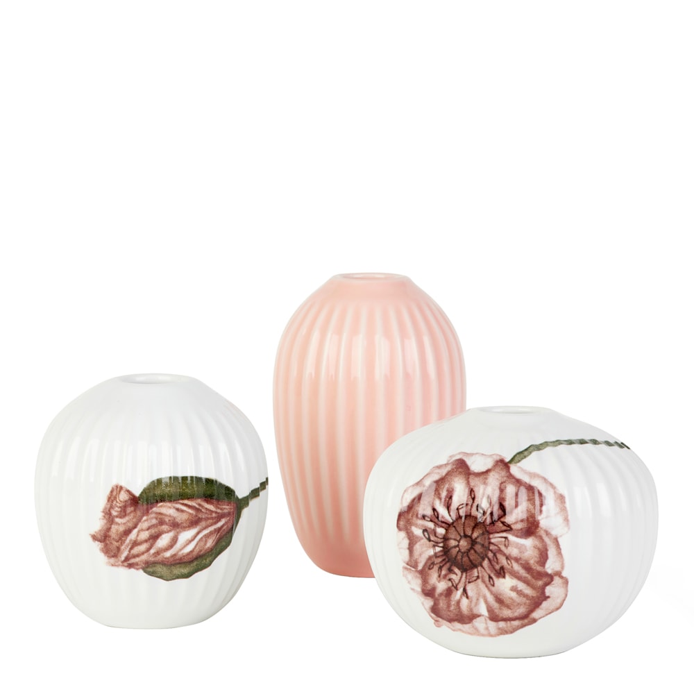 Hammersh?i Vasset mini 3 delar Poppy