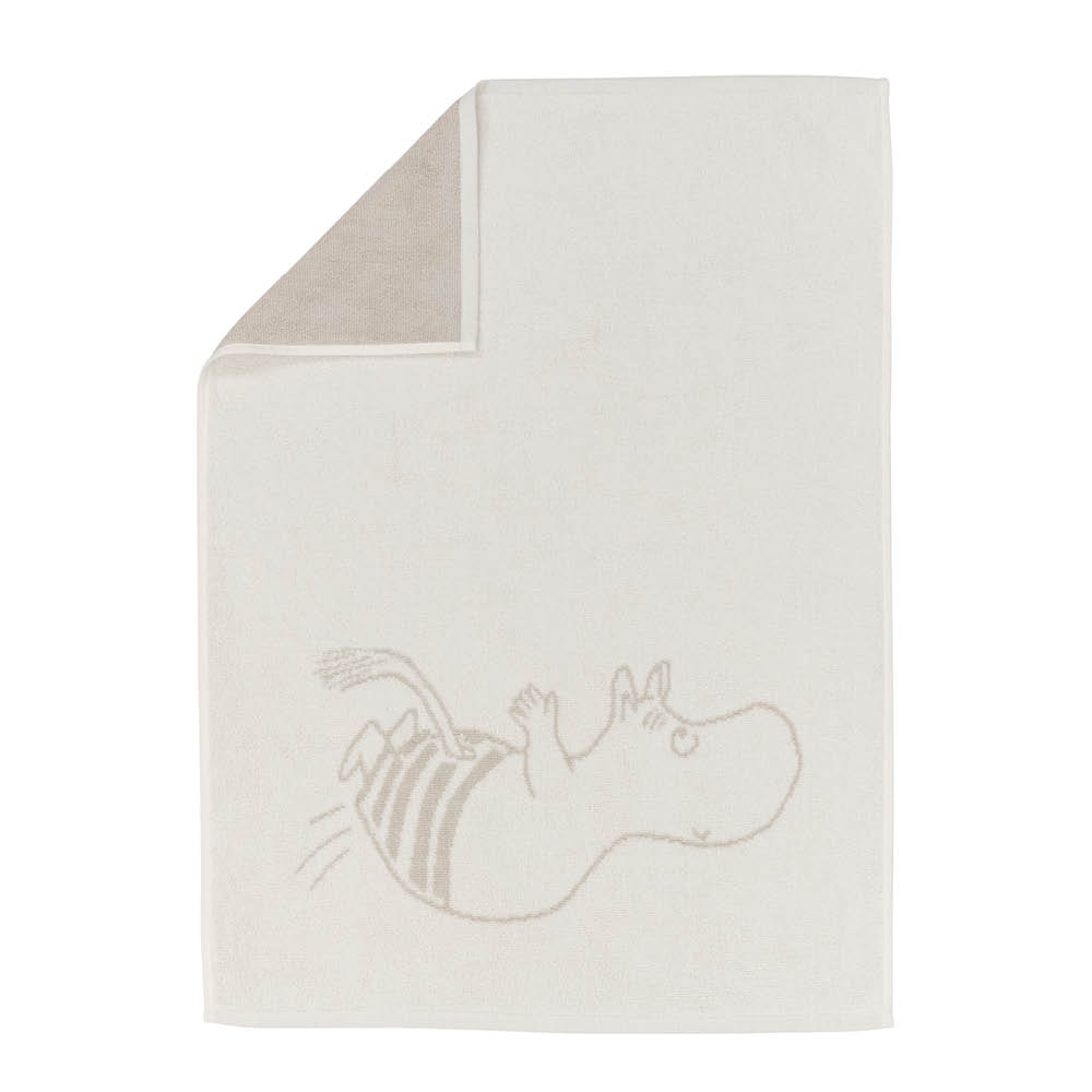 Mumin Handduk 50x70 cm Mumintroll Vit