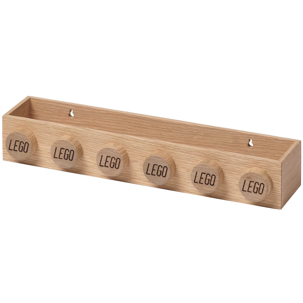 Wooden collection Vägghylla 1x6 Ljus Ek