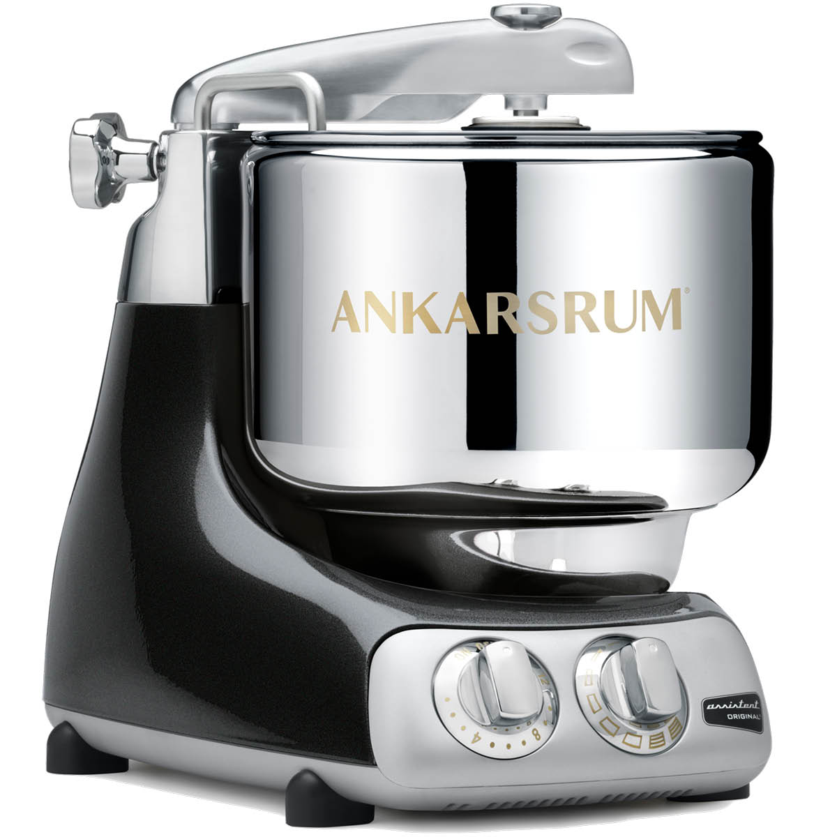 Ankarsrum Assistent Original Köksmaskin Svart/Blank