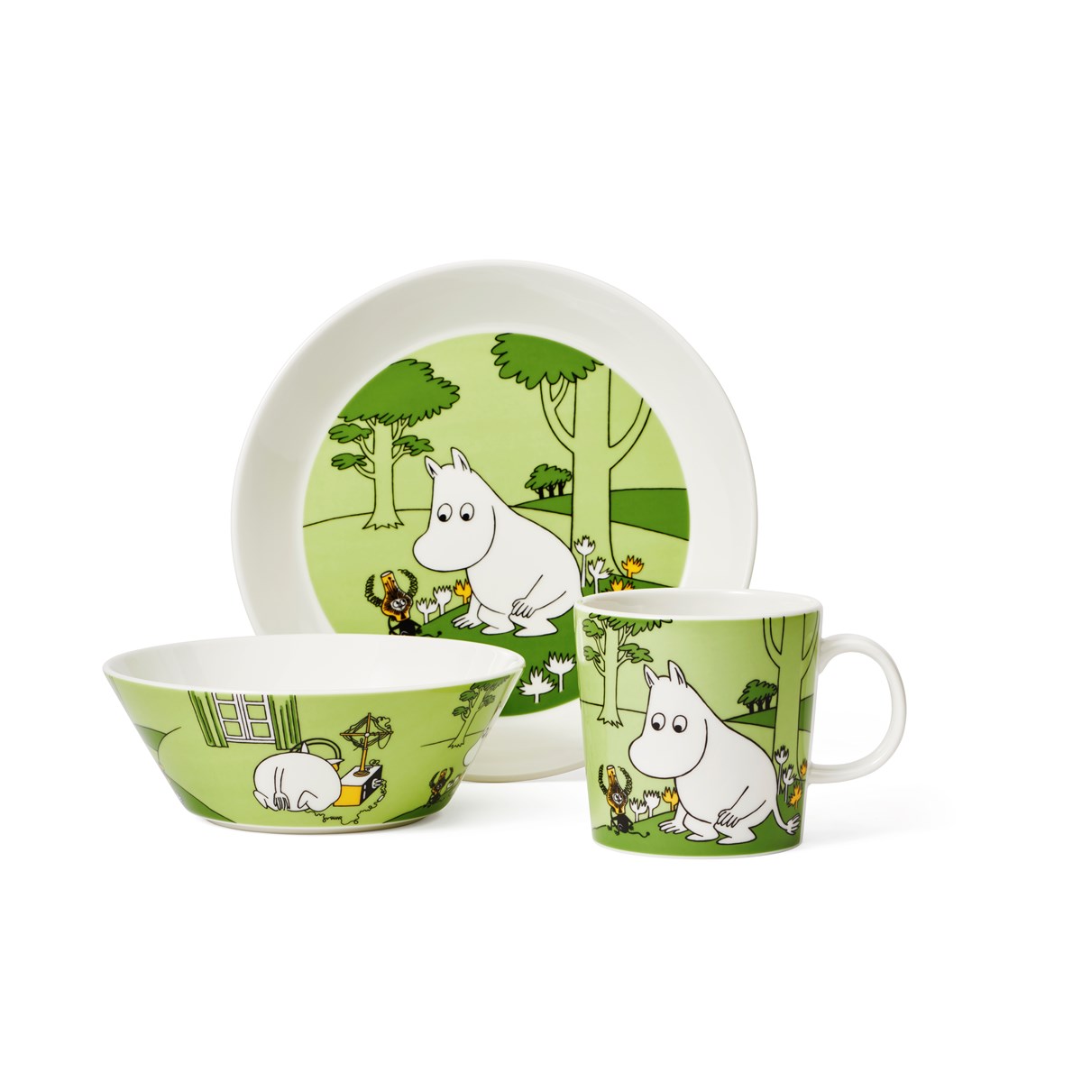 Mumin Tallrik Mumintrollet