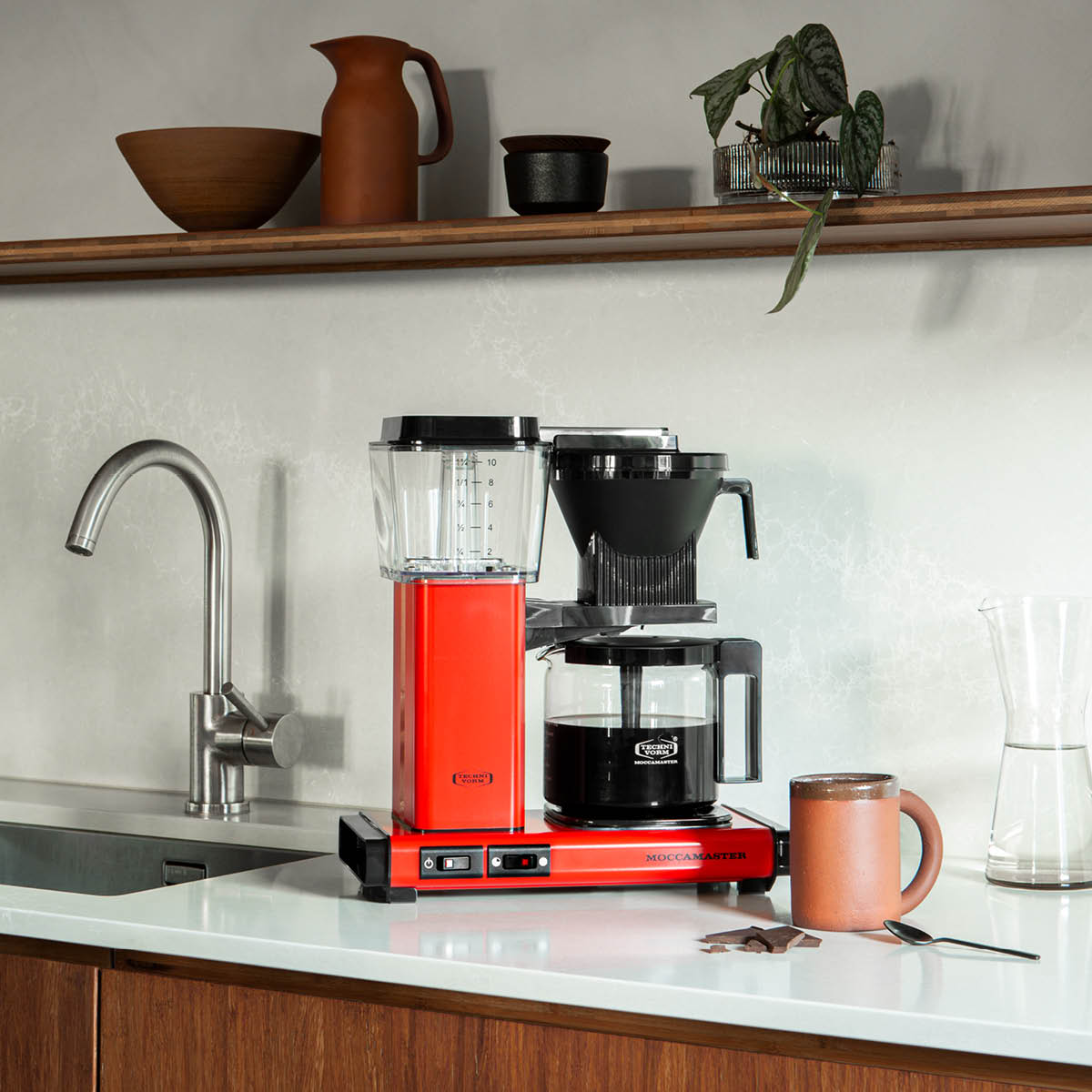 Moccamaster Automatic Kaffebryggare Red