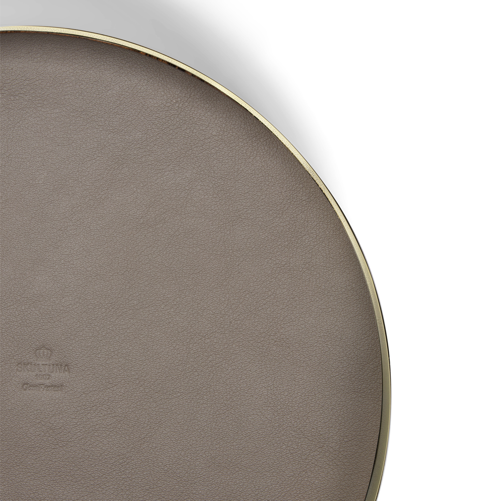 Karui Bricka Mellan 24 cm Mässing/Taupe Grey