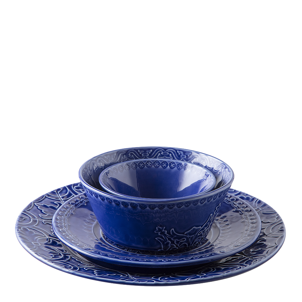 Rua Nova Tallrik flat 28 cm Indigo