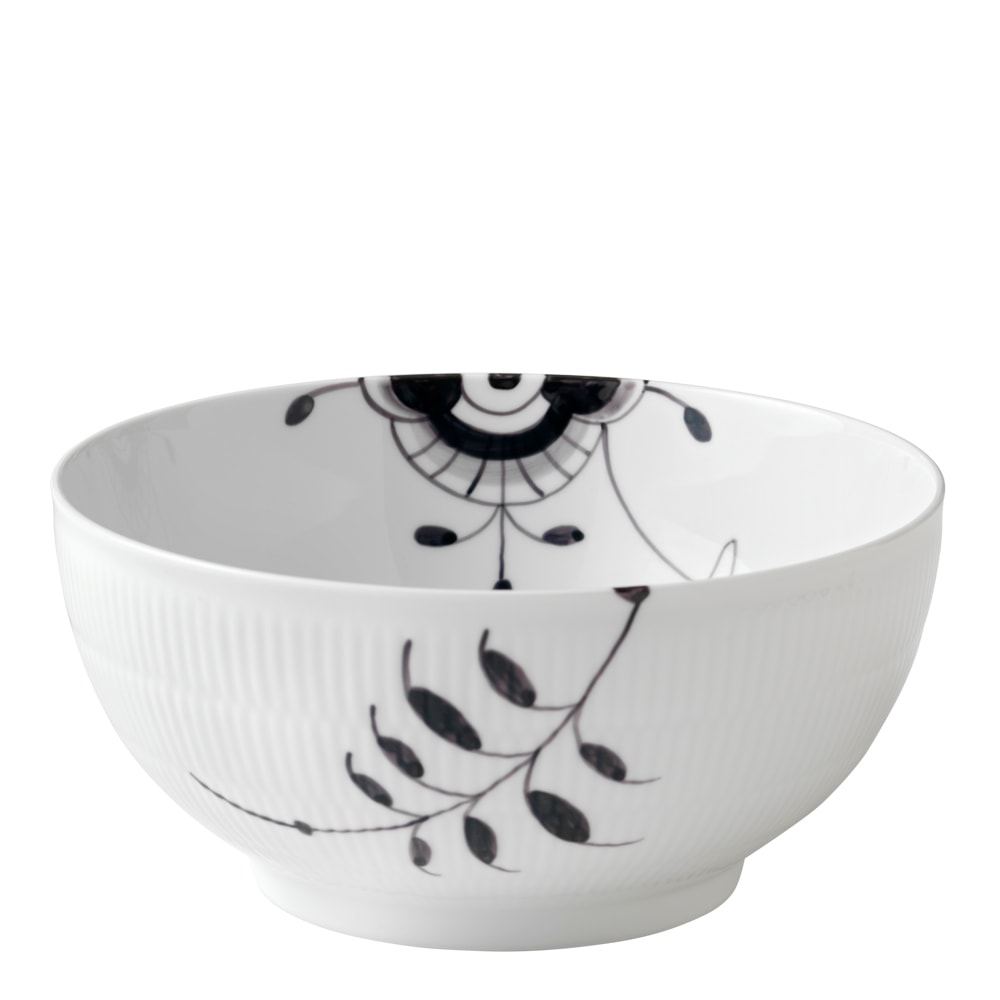 Black Fluted Mega Skål 3,1 L