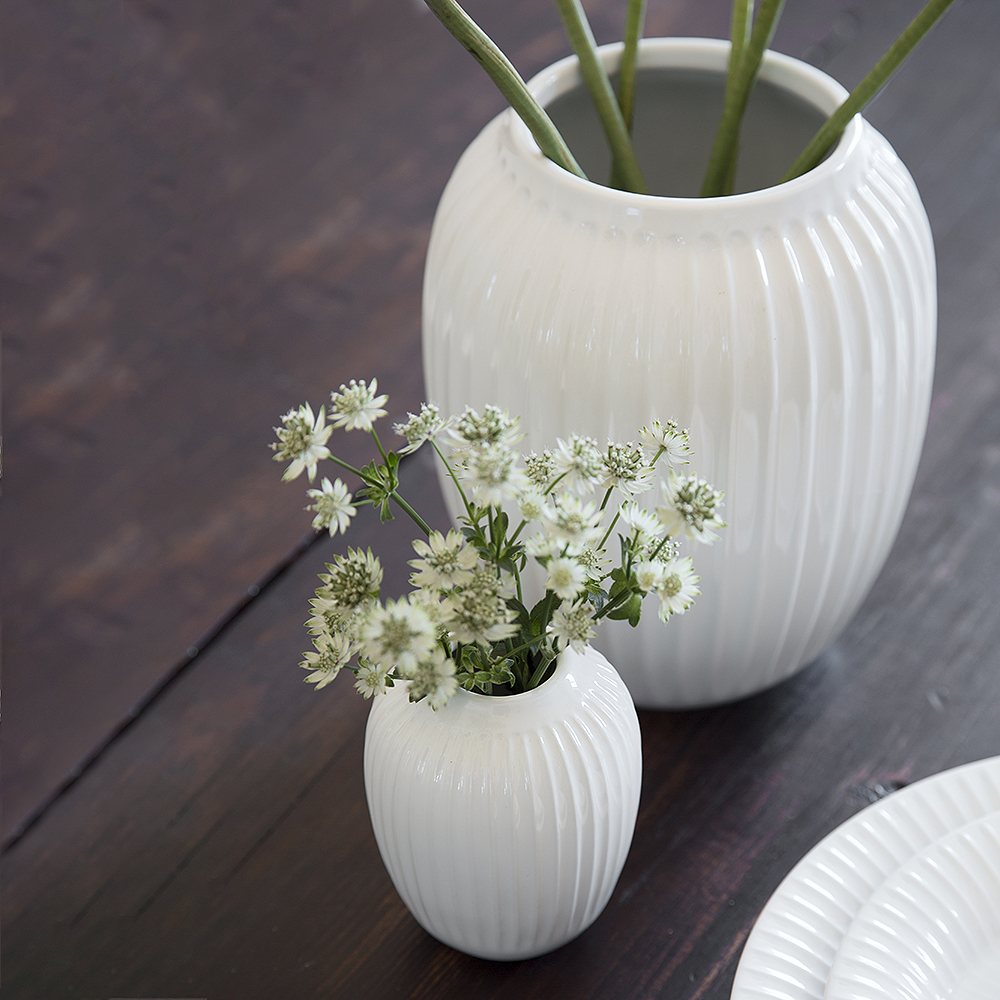 Hammersh?i Vas 10 cm Vit