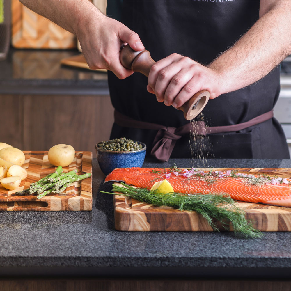 Skärbräda Fiskben 46x26 cm