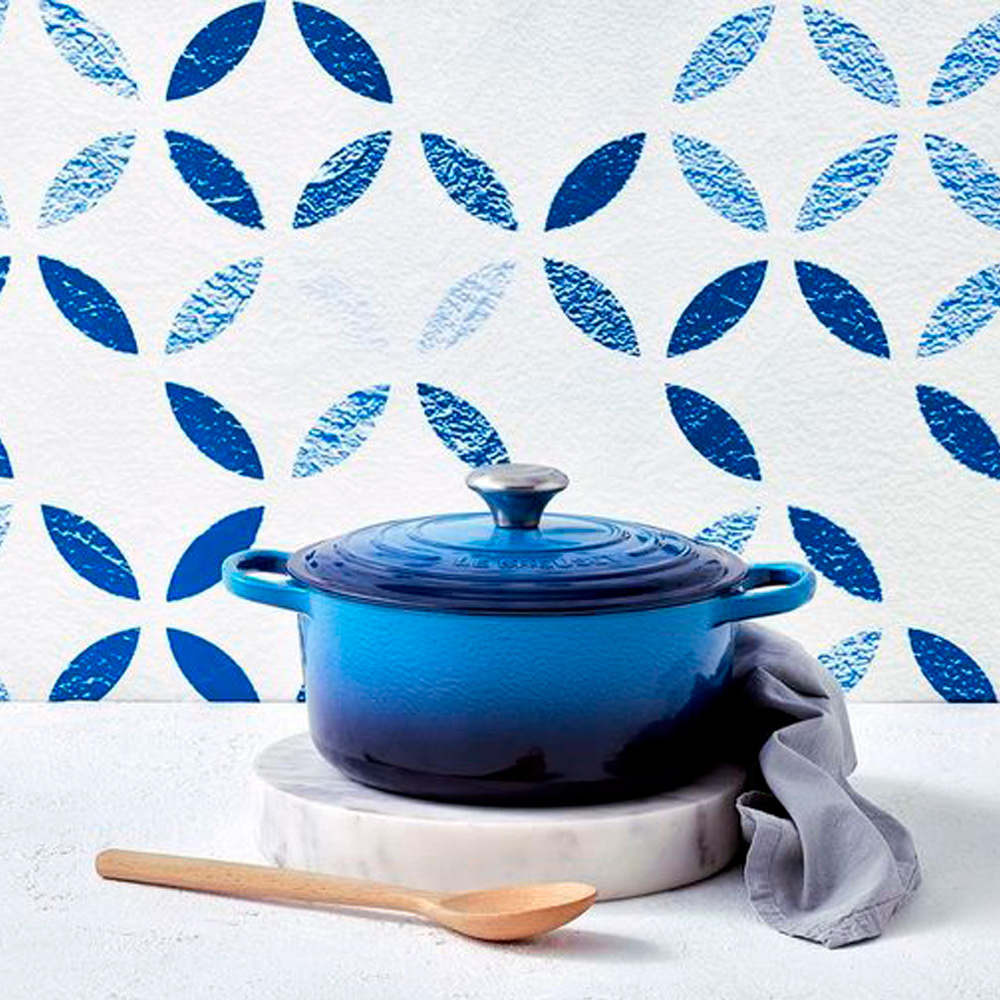Signature Rund Gjutjärnsgryta 5,3 L Azure