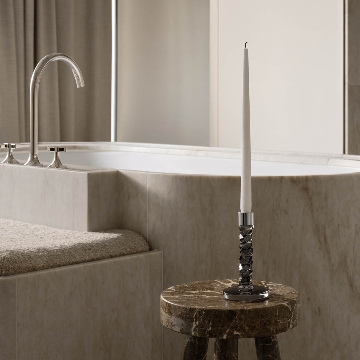 Carat Ljusstake H 18,3 cm Antracit