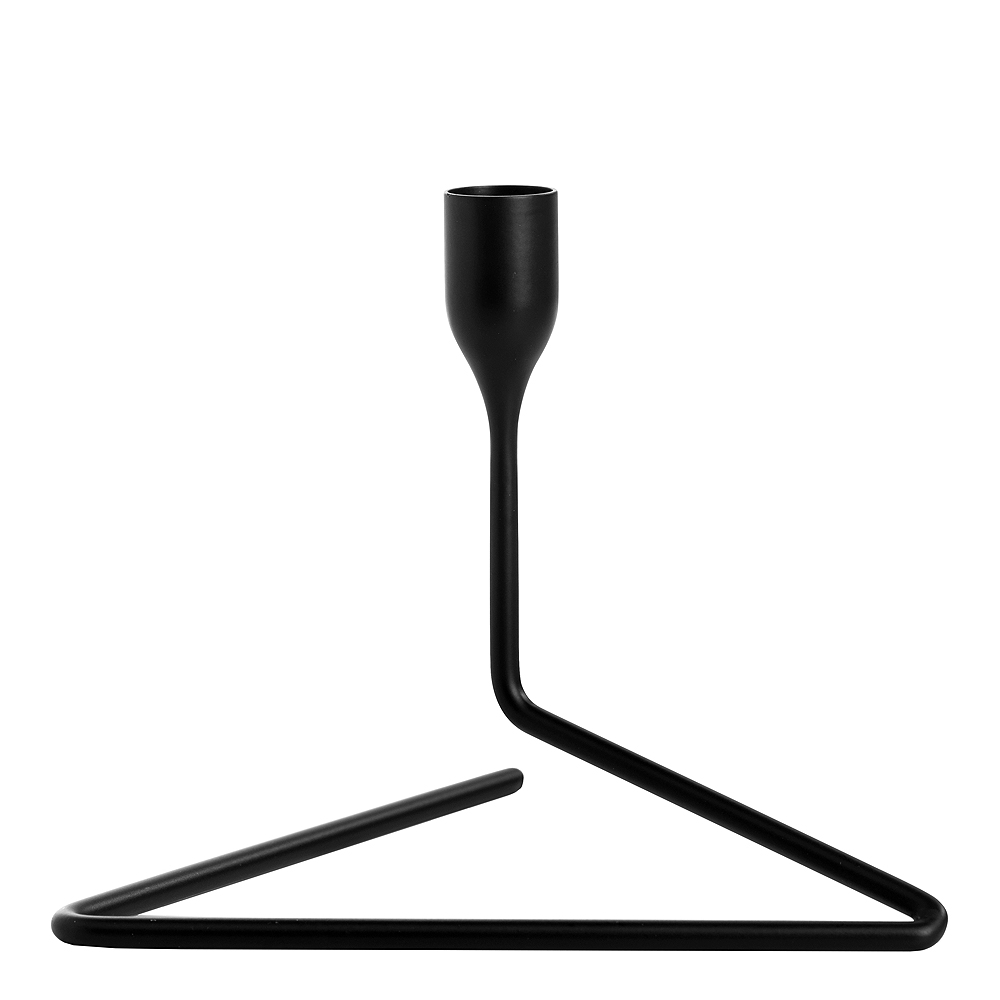 Puzzle Ljusstake 14 cm Svart