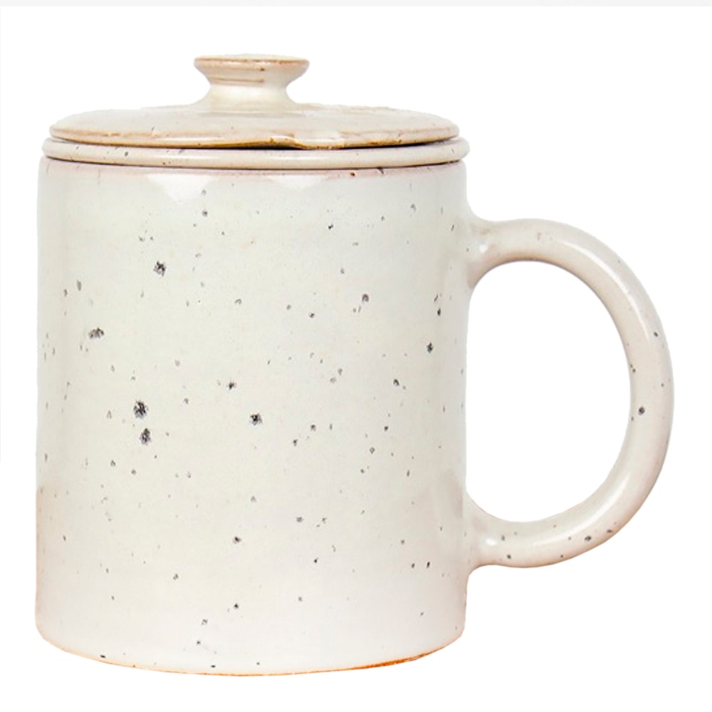 Earth Mugg med Tesil Lergods 10x8,5 cm