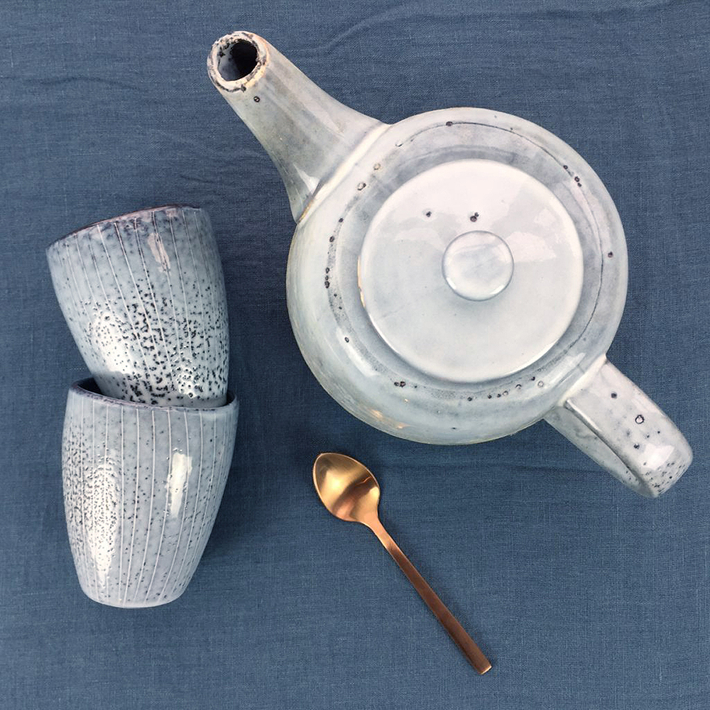 Nordic Sea Mugg utan öra 25 cl Blå