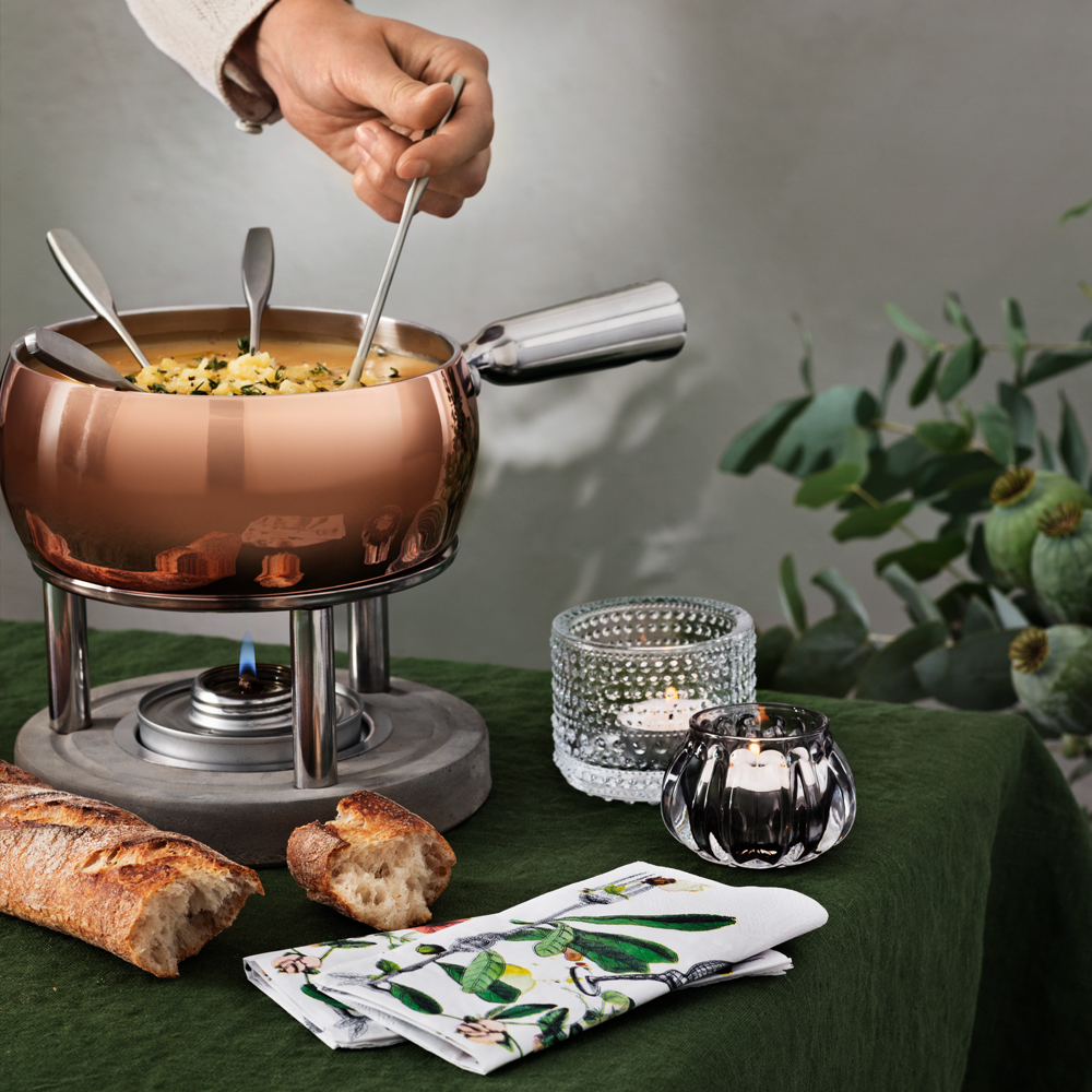 Life Collection Fondueset 1 L Koppar