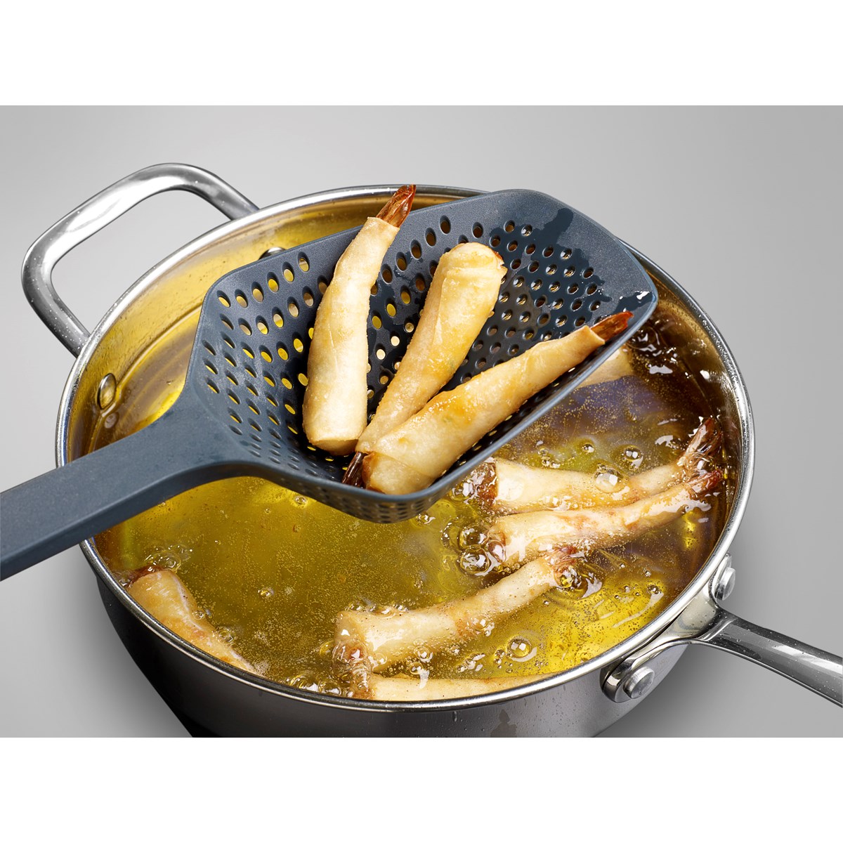 Scoop Plus Pastaslev 34 cm Grå/Grön