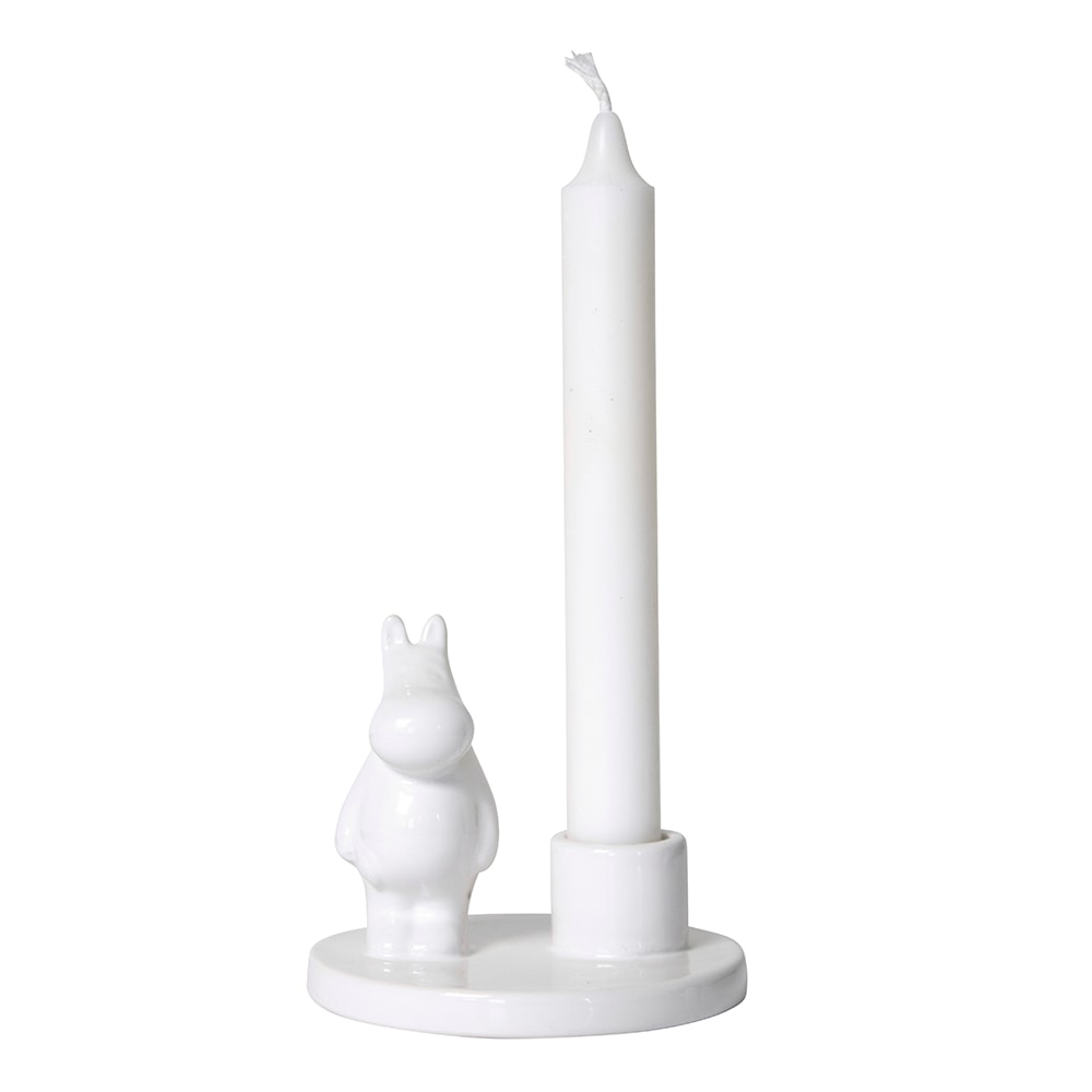 Mumin Ljusstake 8,8,x10 cm Vit