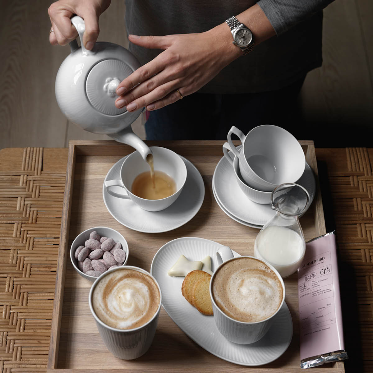 White Fluted Termomugg 29 cl