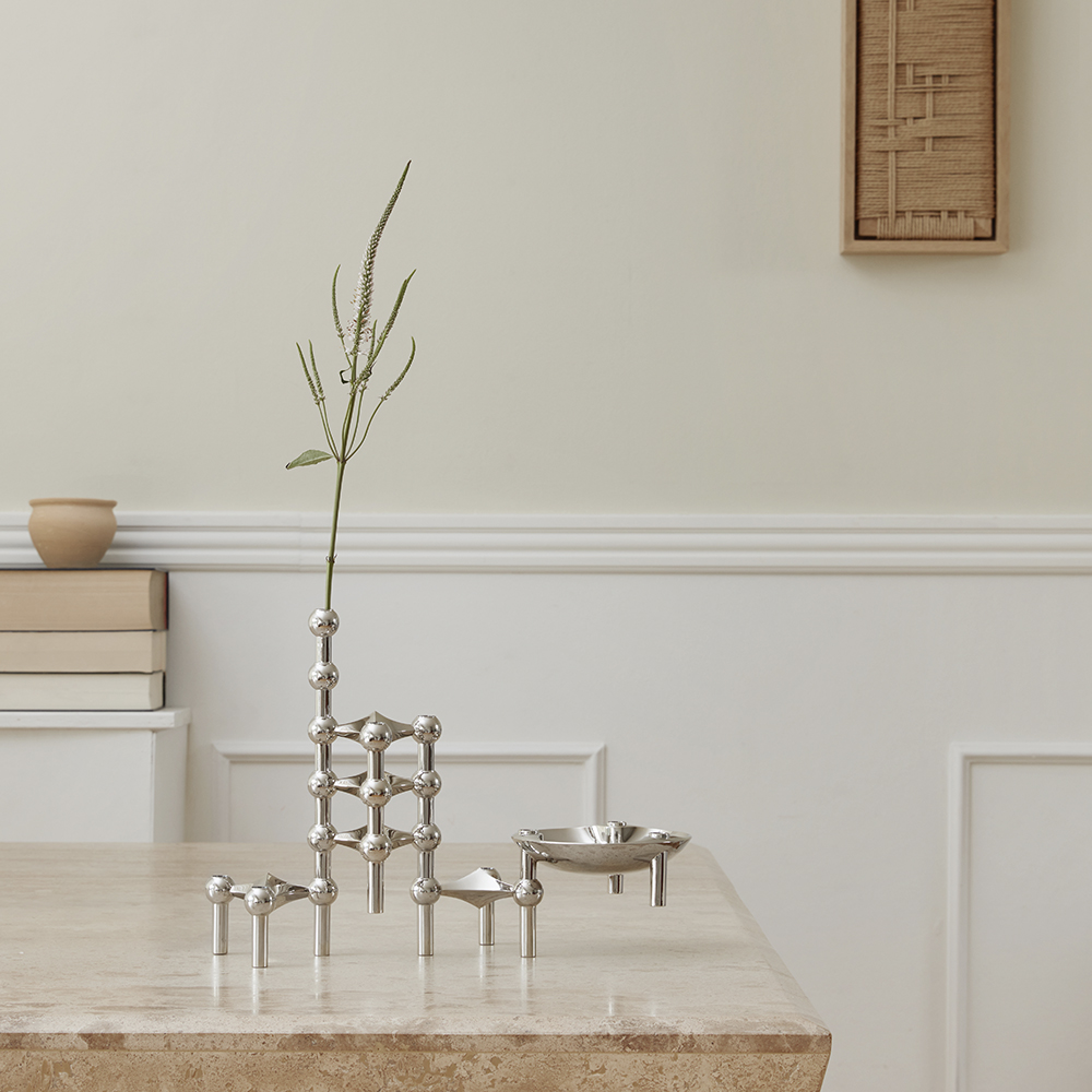 Stoff Nagel Skål 13,8 cm Krom