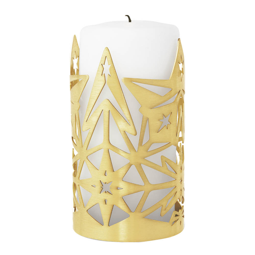 Ljuslykta 8 cm Förgylld