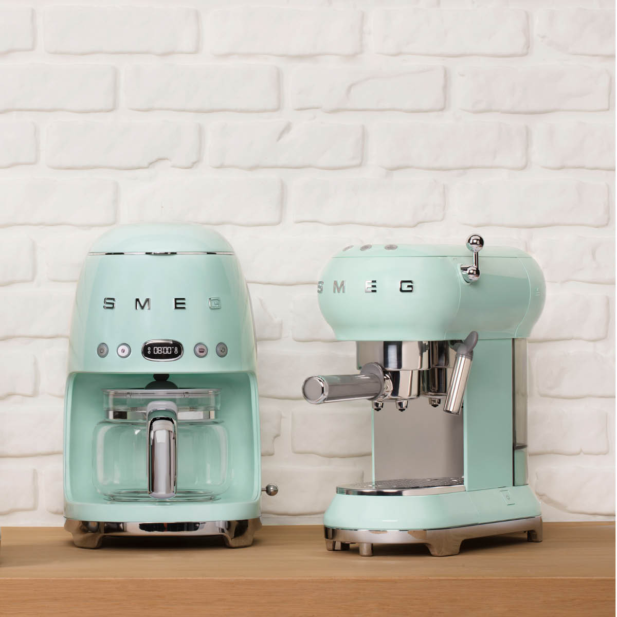 Smeg 50's Style Kaffebryggare Grön