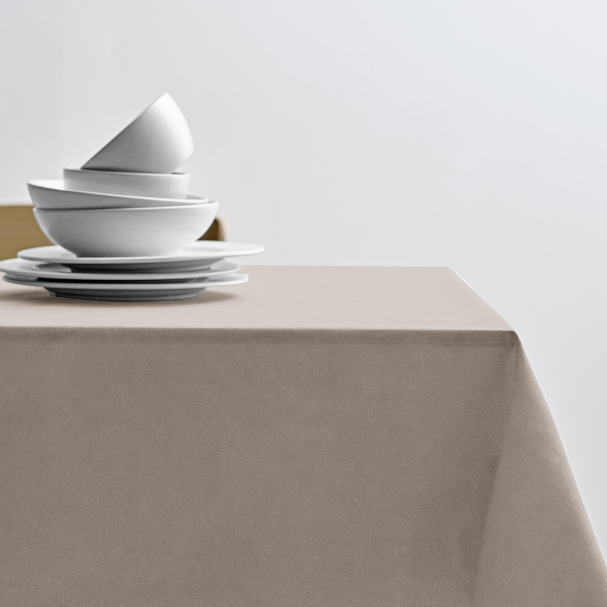 Pure Linen Duk 160x160 cm Nature