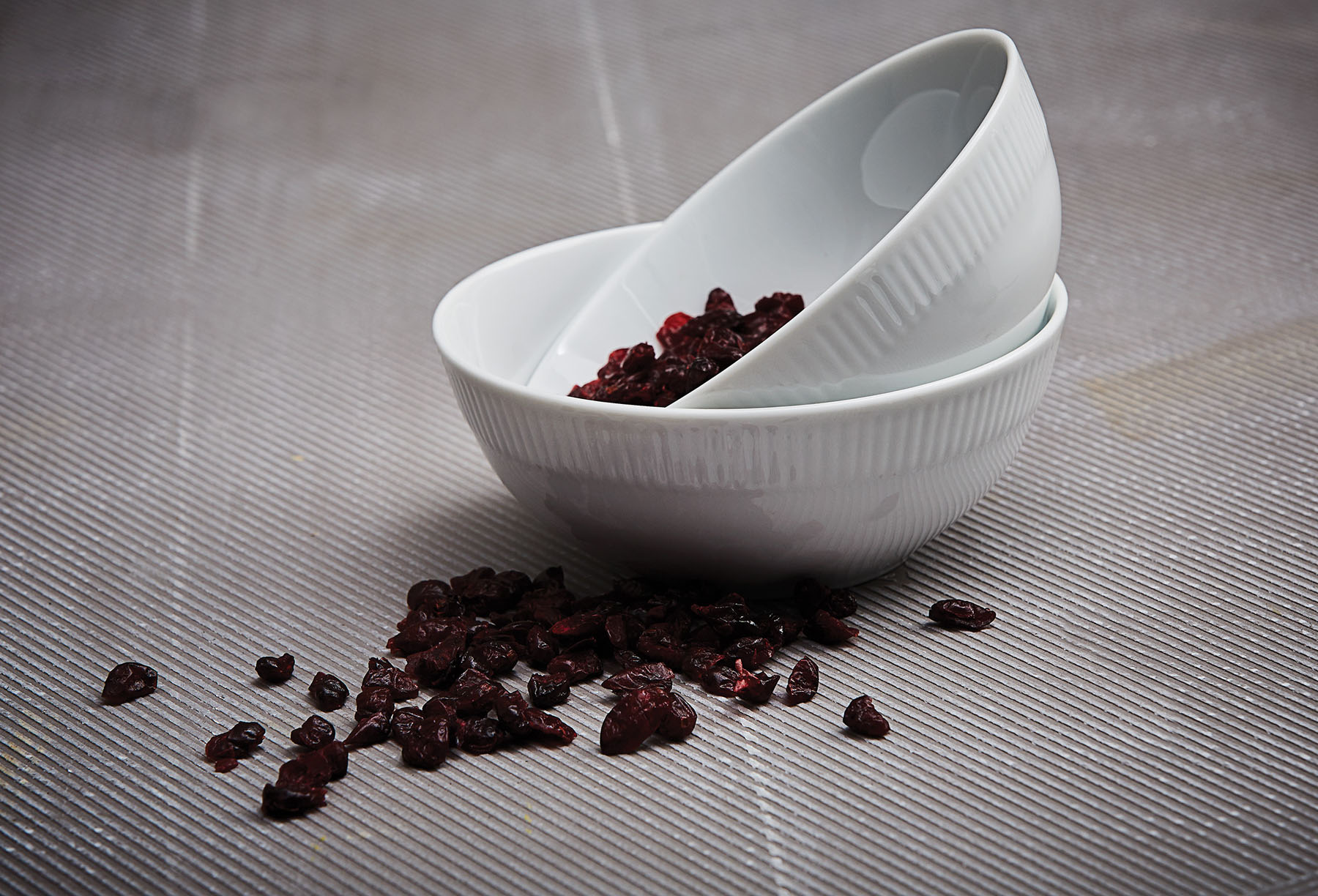 Relief Salladsskål 25 cm Vit