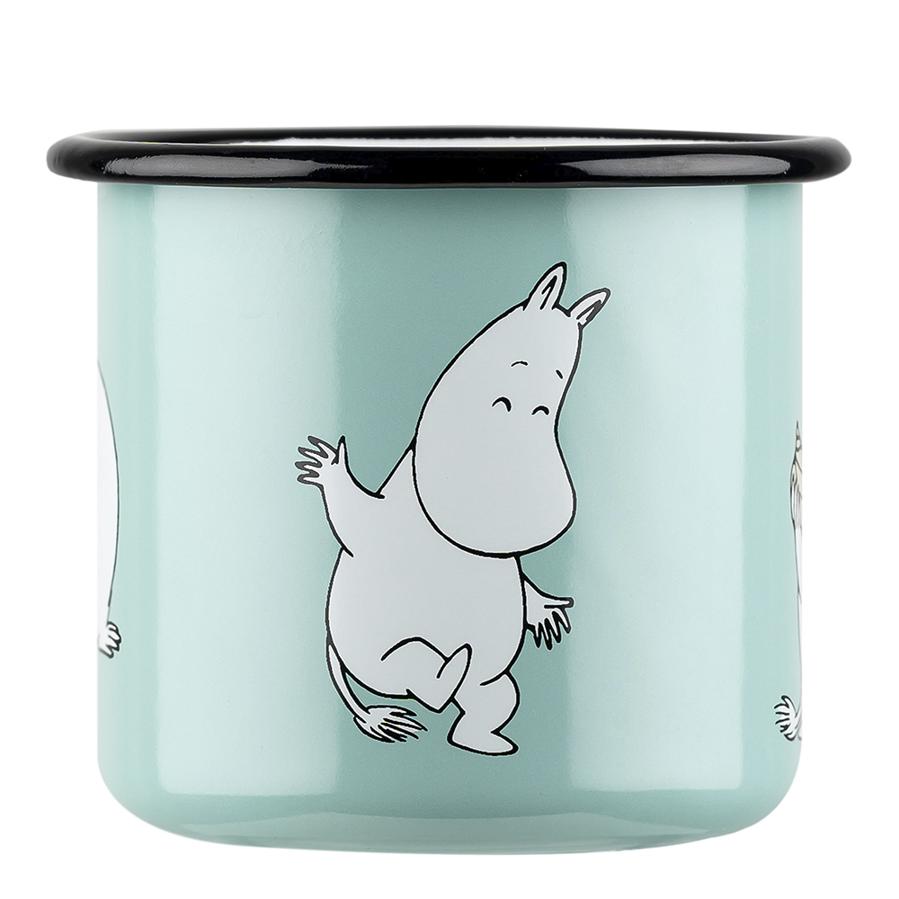 Mumin Emaljmugg Mumintrollet 37 cl Mint