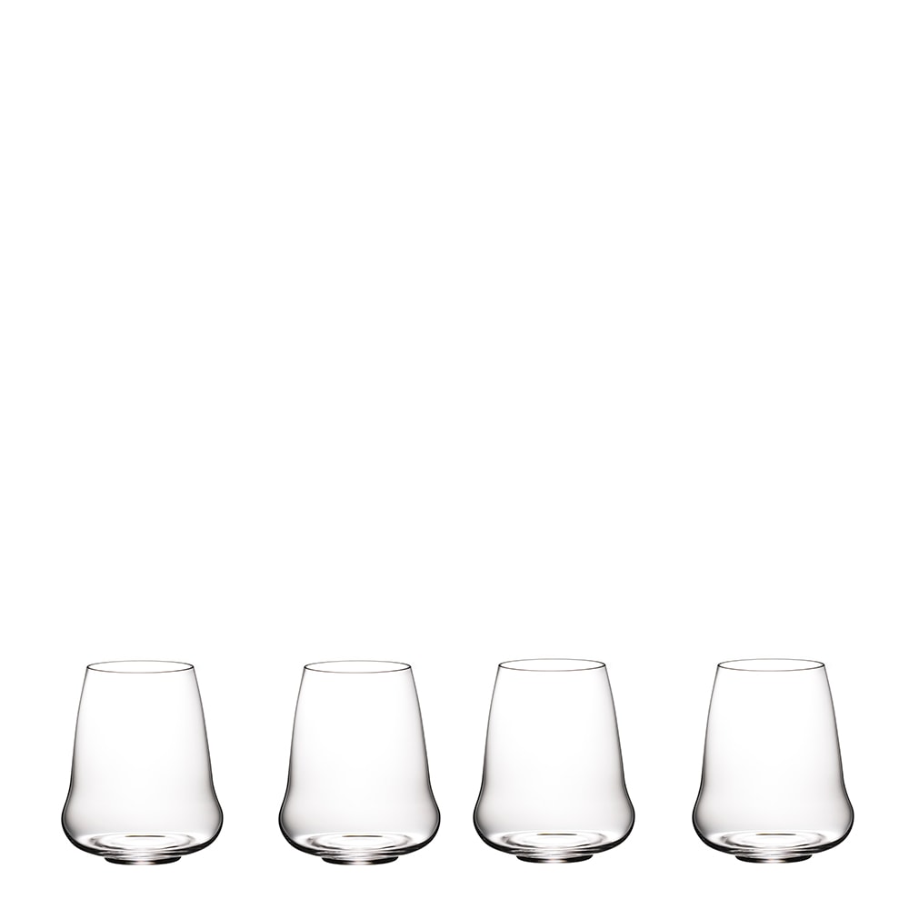 Stemless Wings Vinglas Riesling / Champagne 44 cl 4-pack