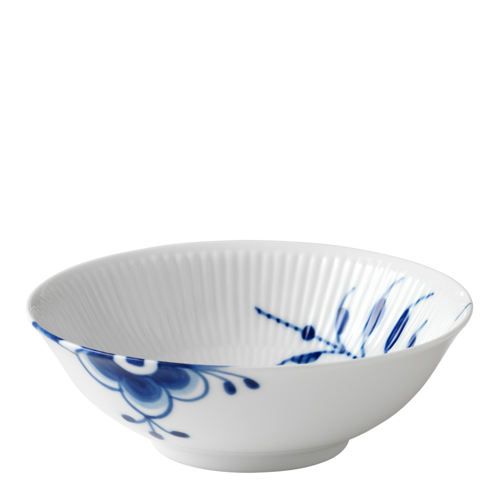 Blue Fluted Mega Skål 16 cm 35 cl