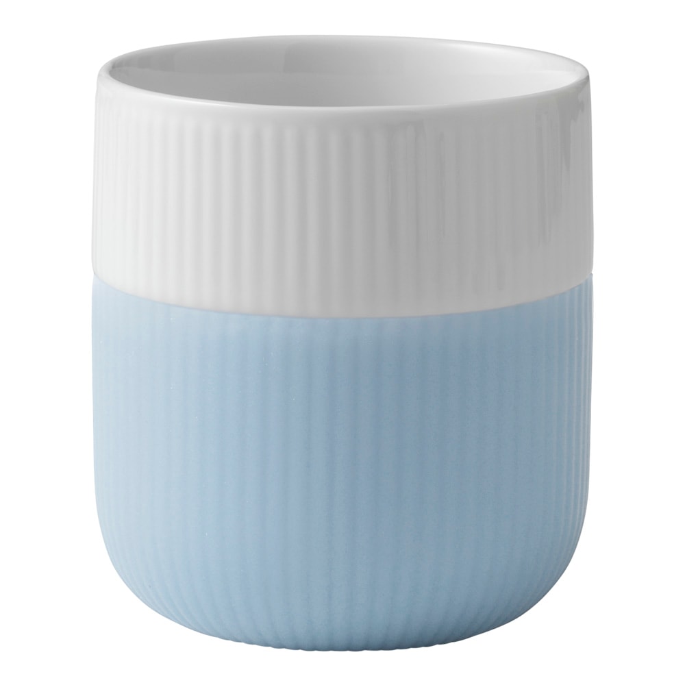 Fluted Contrast Mugg 33 cl Duvblå