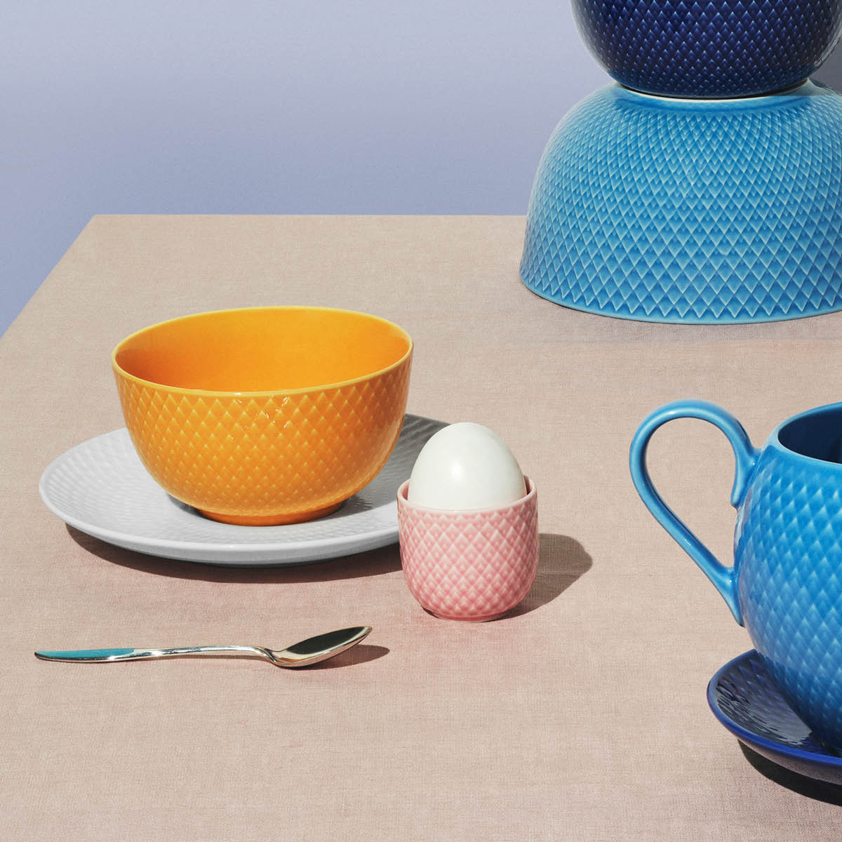 Rhombe Color Skål 11 cm Gul