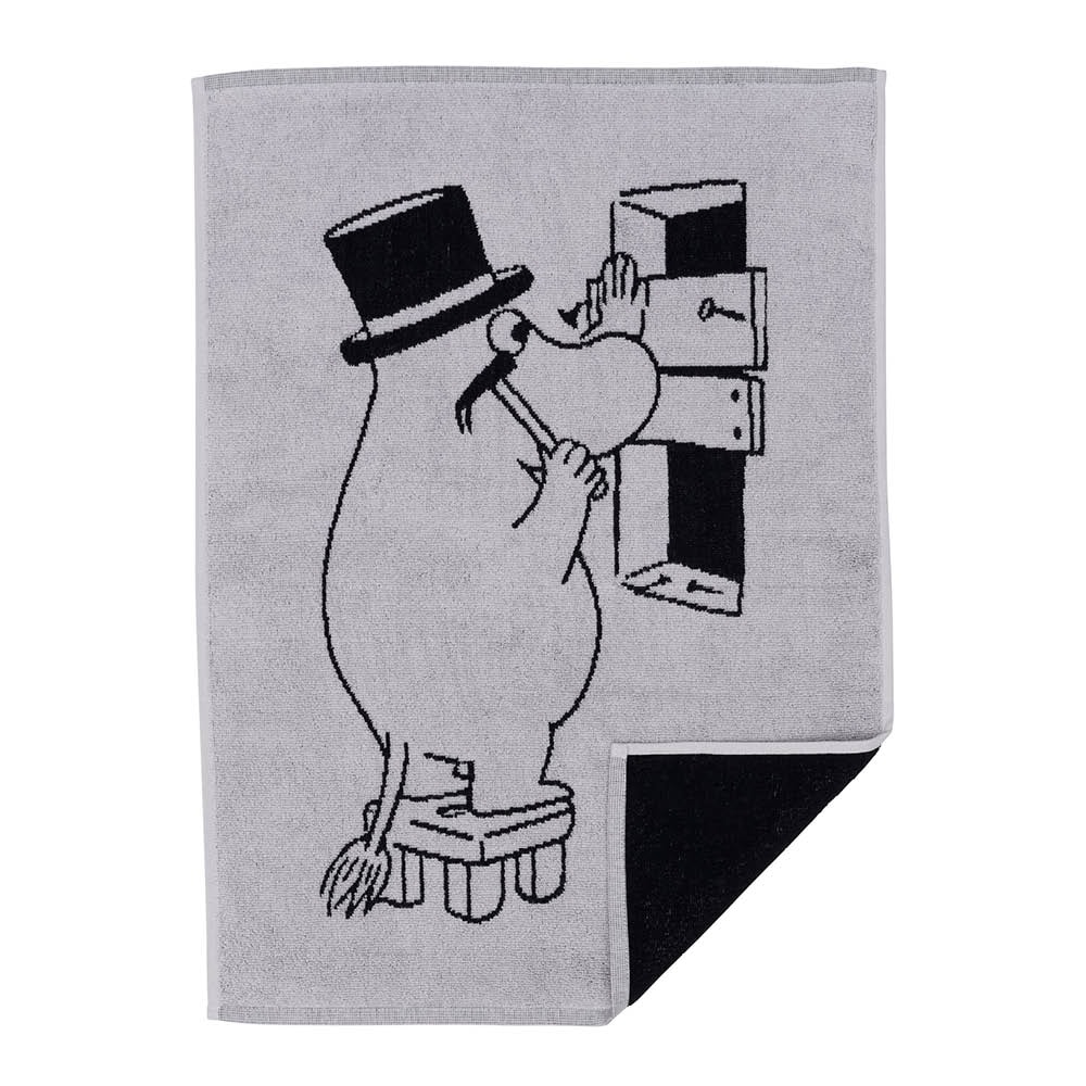Mumin Handduk 50x70 cm Muminpappa Grå