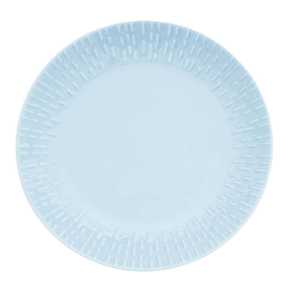 Confetti Desserttallrik 21 cm Aqua