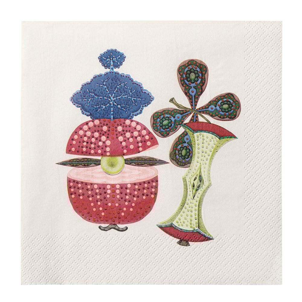 Taika Pappersservett 33x33 cm Röd