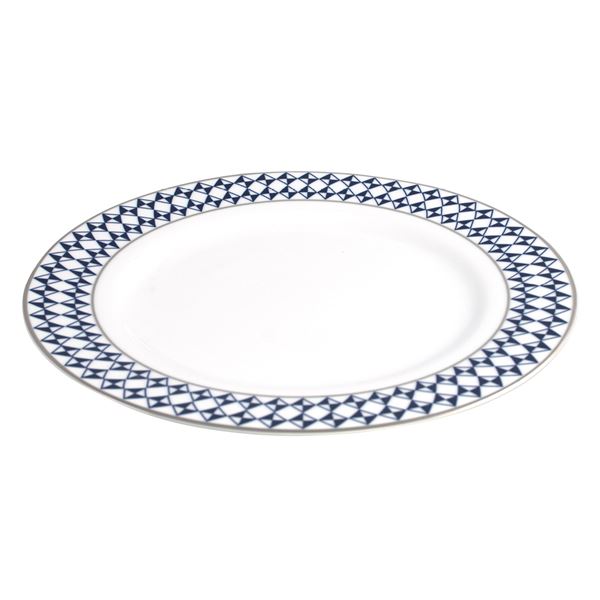 Tokyo Origami Tallrik 28 cm Vit/Blå